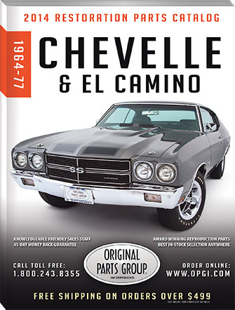 catalog chevelle parts opgi camino el 1964 restoration