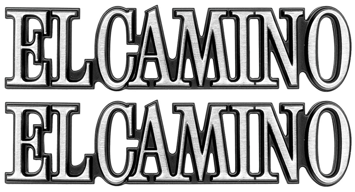 RESTOPARTS Emblem Quarter Panel 1978 87 El Camino Pair OPGI