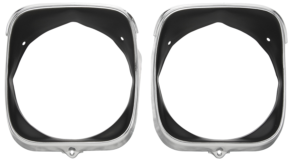 RESTOPARTS Headlamp Bezels 1969 Chevelle El Camino Inner Outer