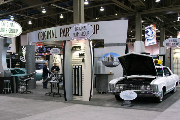 OPGI's booth at 2010 SEMA show