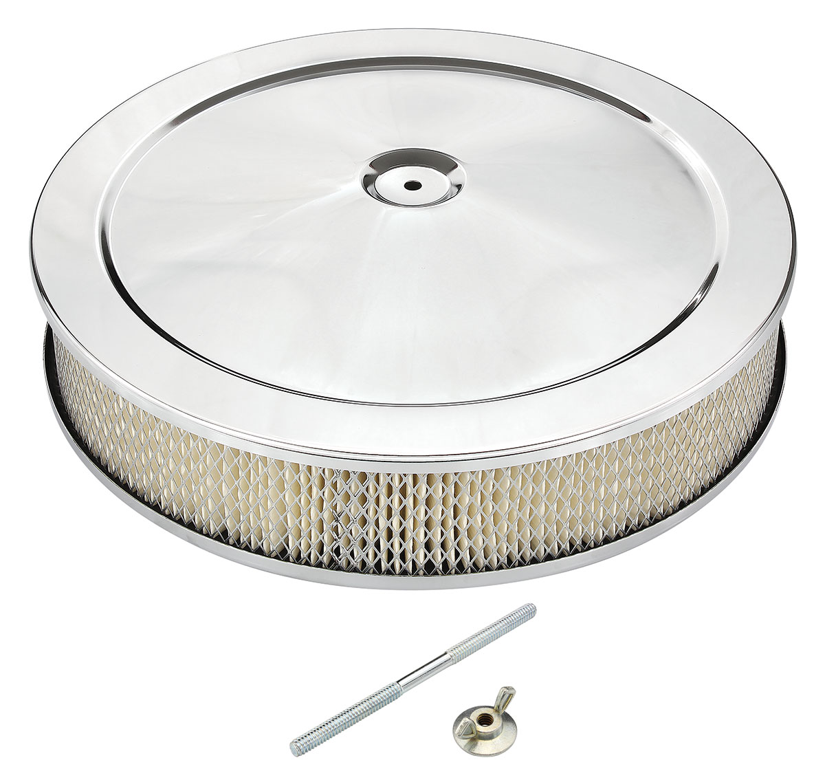 Performance by OPGI - Air Cleaner, 12 Oval, Aluminum, 4bbl Carbs @