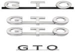 Photo represents subcategory: Complete Nameplate Kits for 1968 GTO