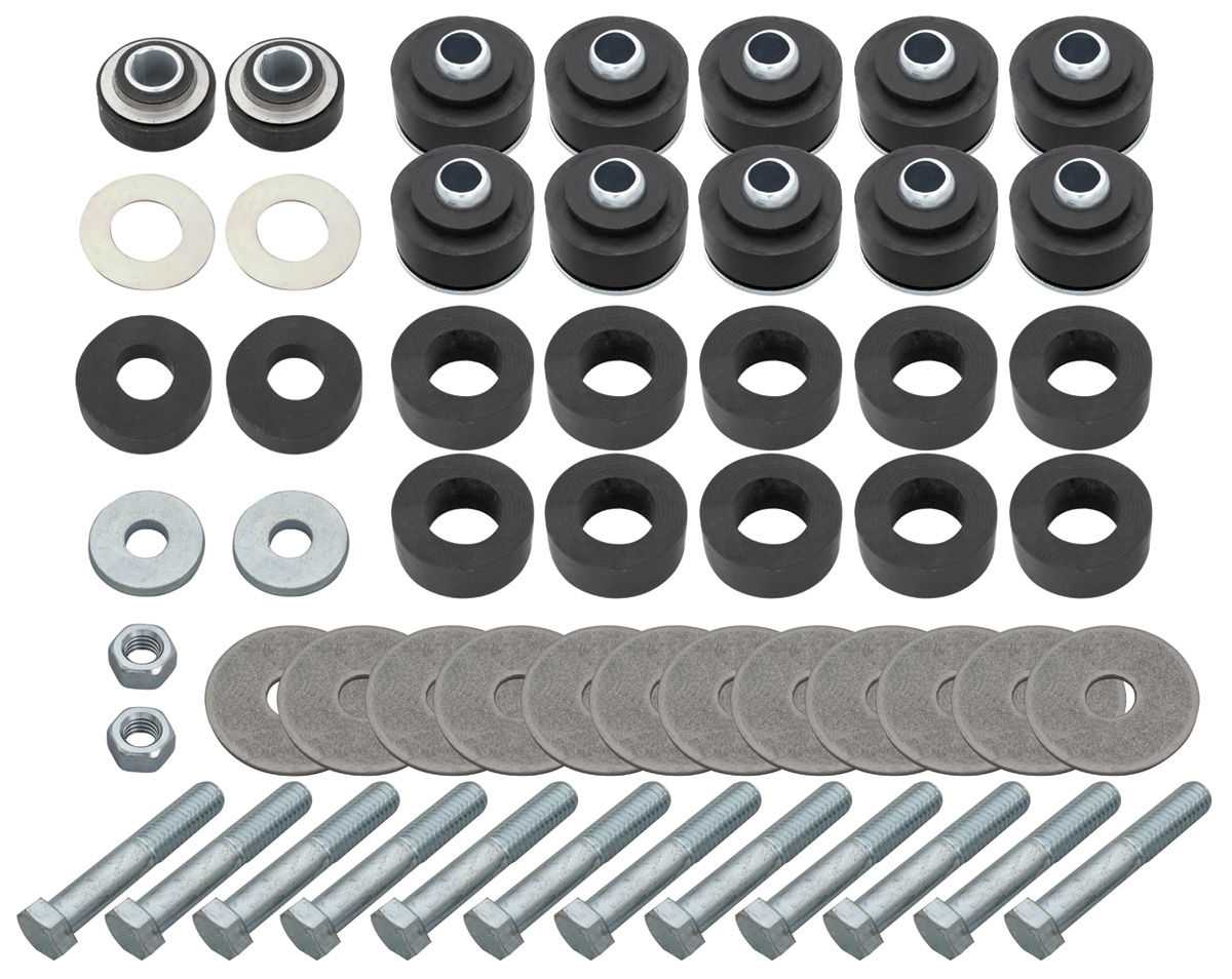 RESTOPARTS Body Bushing Kits, Complete Coupe/El Camino w/hardware Fits