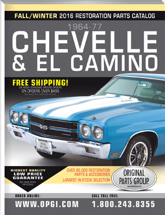 chevelle catalog parts camino opgi el 1964 restoration