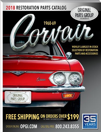 Free 1960-69 Corvair Restoration Parts Catalog @ OPGI.com