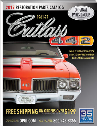 Free 1961-77 Cutlass, 442, Hurst/Olds Parts Catalog @ OPGI.com