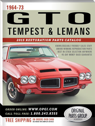 Free 1961-1973 GTO, LeMans, and Tempest Restoration Parts Catalog ...