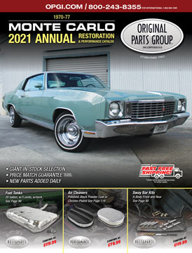 Chevy Monte Carlo Parts Catalog