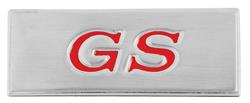 Emblem, Door Panel, 1969 "GS"