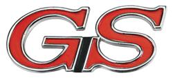 Emblem, Door Panel, 1970 "GS"