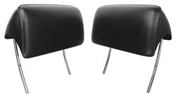 Headrest, 1966-67 GM A Body/Grand Prix, Bucket, Black