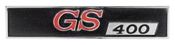 Emblem, Dash, 1967 "GS 400"