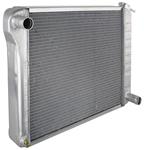 Aluminum Radiator, 1964-67 Skylark, V8, 2-Row, 15-1/2" x 25-1/2", Driver Filler