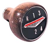 Shift Knob, 1966-68 GTO, 4-Speed, Walnut