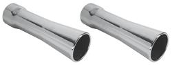 Exhaust Tips, Trumpet, Pypes, 1966-68 GTO