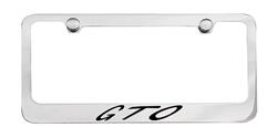 License Plate Frame, Designer, GTO Script