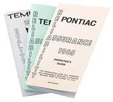 Inspectors Guides, 1965 Pontiac Tempest/ LeMans