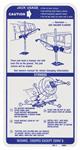 Decal, Jacking Instruction, 1971-72 Pontiac, Exc. Convertible, GM# 483621