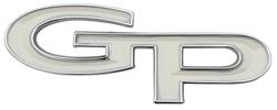 Emblem, Headlight Door, 1967 Grand Prix