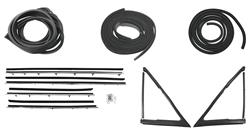 Seal Kit, 1966-1967 GTO/Lemans Stage I, 2dr Sedan, Repro Felts