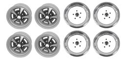 Wheel Kit, Rally II, 1970-72 Pontiac A-Body, 15" X 7"/15" X 8"