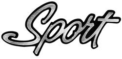 Emblem, Quarter Panel, 1968-72 LeMans, "Sport"