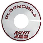 Decal, 68 Cutlass, Air Cleaner, Rocket, 455, 4bbl, 11 Inch, Silver