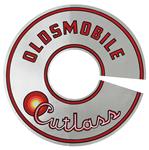 Decal, 65-67 Cutlass, Air Cleaner, 330, 2bbl, 7 1/2 Inch, Silver