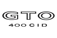 Decal, 1973 GTO, GTO 400 CID