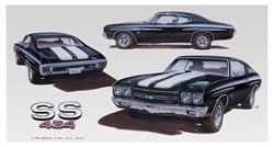 Lithograph, 1970 Chevelle SS 454