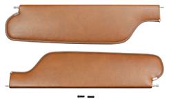 Sun Visors, Ribbed, 1973-76 DeVille, 2-Pin, w/o Mirror