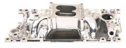 Intake Manifold, Edelbrock, SB Chevy, RPM Air-Gap, Vortec, Polished