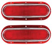 Lens, Tail Lamp, 1961 Catalina, Exc. Wagon