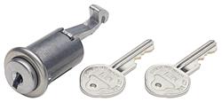 Lock Set, Glove Box, 59-60 Bonn/Cat, 65-66/68 GP/Bonn/Cat w/ Original Style Keys