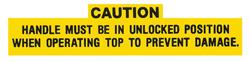 Decal, Convertible Top Caution, 1970-73 Bonneville/Catalina/GTO