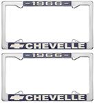 License Plate Frame, 1966 Chevelle