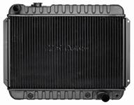 Radiator, Std Core, 1966-67 Chevelle/El Camino V8 w/AC, 25" Wide, LH Filler