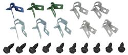 Clips, Fuel Line, 1971-72 1971-72 Pontiac, 1/4" & 5/16", Original Style, 20pcs