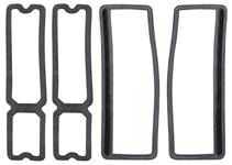 Gaskets, Tail Light, 1966 El Camino/Chevelle Wagon, 4pcs