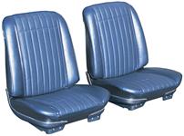 Bucket Seats, 1970 GTO/Tempest/LeMans, Pre-Assembled, w/o Headrest, PUI