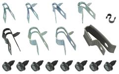 Clips, Brake Line, 1971-72 Pontiac/Buick, 17pcs