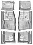 Floor Pan, 1964-67 A-Body, 6pc w/ Firewall