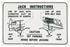 Decal, Jacking Instructions, 1961 Pontiac