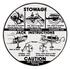 Decal, Jacking Instruction, Early 1966 Pontiac, 6-1/2" Diameter