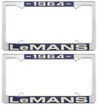 License Plate Frame, 1964 LeMans