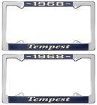 License Plate Frame, 1968 Tempest