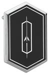 Emblem, Sail Panel, 1976-77 Cutlass Supreme, Black