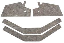 Insulation, Upper Quarter Panel Jute, 1981-88 G-Body exc El Camino/Bonneville