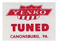 Decal, "Yenko Tuned", Chevelle