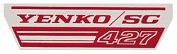 Decal, Chevelle, Valve Cover/Fan Shroud, Yenko, SC 427